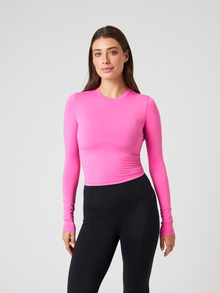 Björn Borg Studio Soft Cropped Longsleeve Pink, XS