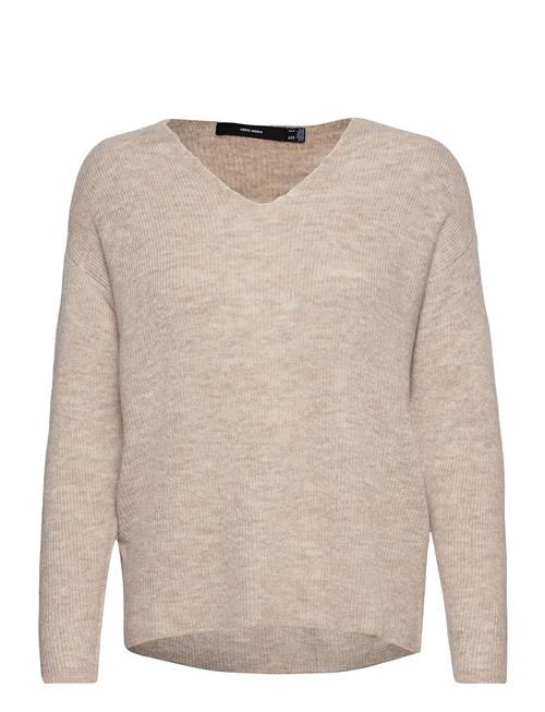 Vmcrewlefile Ls V-Necklouse Vero Moda Grey