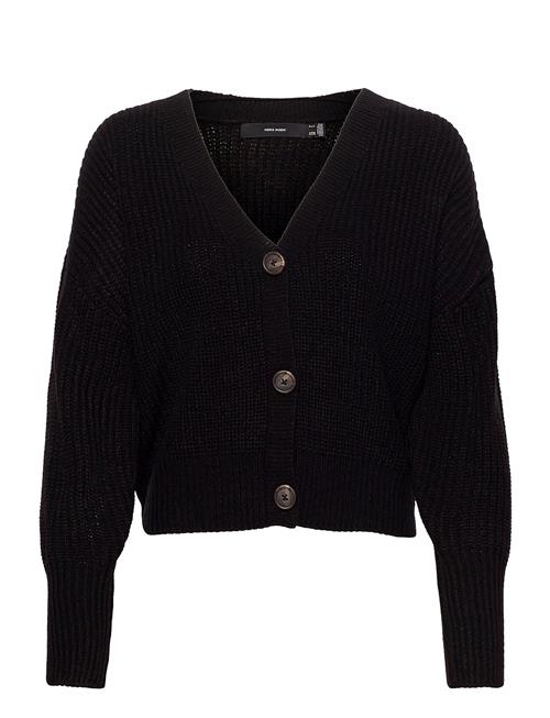 Vmlea Ls V-Neck Cuff Cardigan Noos Vero Moda Black