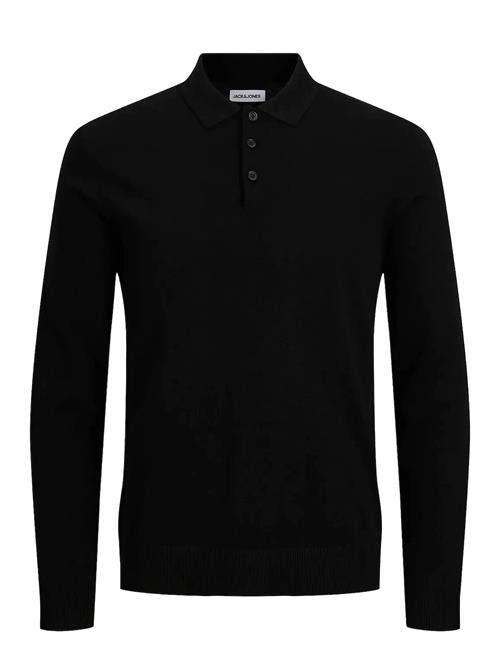 Jack & Jones Jjfred Knit Ls Polo Aw24 Jack & J S Black