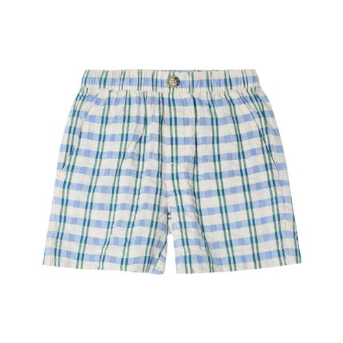 garbo&friends Seersucker-shorts Check Mar 98/104 cm  Grøn  98/104 cm  Unisex