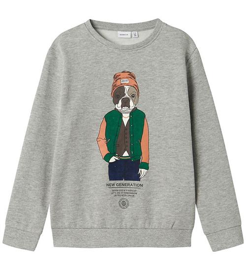 Name It Sweatshirt - NkmPsalko - Grey Melange