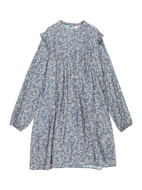 Se Vero Moda Girl Kjole 'VMIRIS'  ecru / blå / oliven / lyserød ved About You
