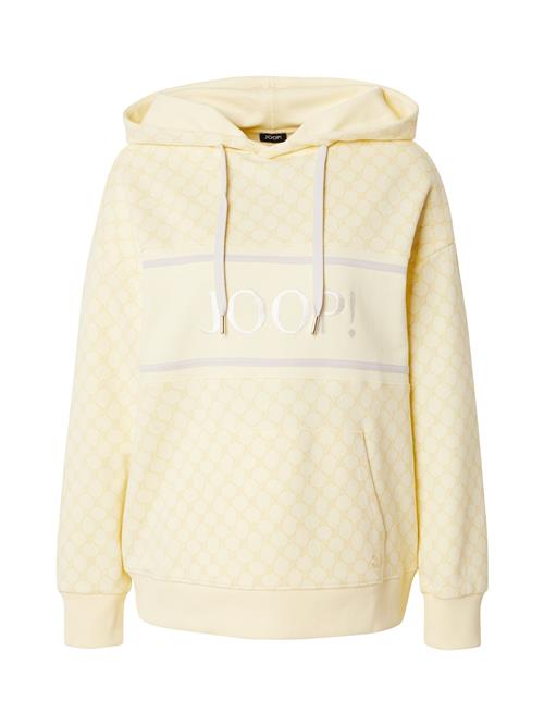 JOOP! Sweatshirt 'Tomy'  safran / pastelgul / grå / hvid