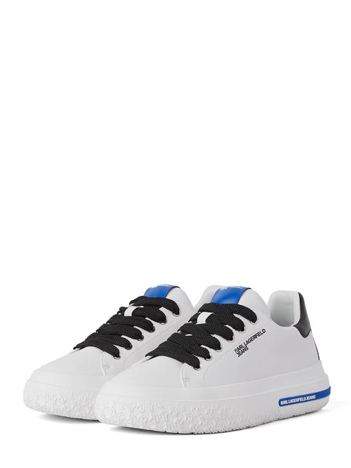 KARL LAGERFELD JEANS Sneaker low ' KLJ LEDER-SNEAKER '  hvid