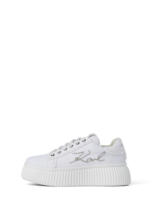 Karl Lagerfeld Sneaker low 'Kreeper'  sølv / hvid
