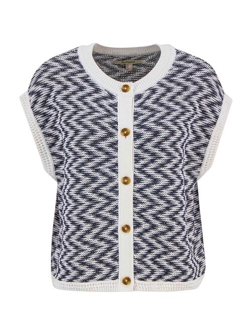 Barbour Strikvest 'Olivia'  navy / hvid