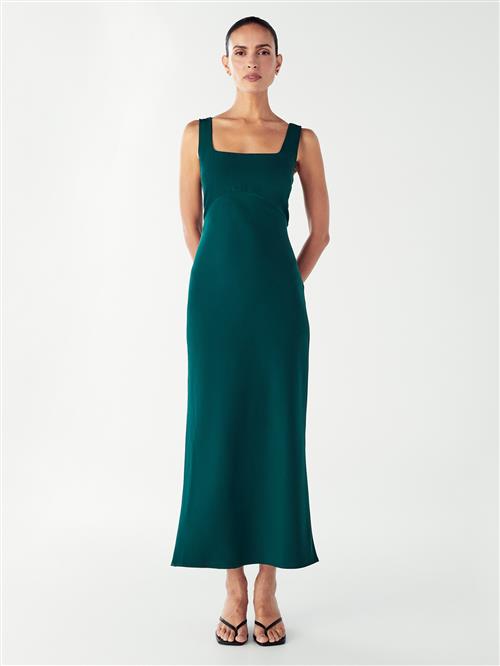 Willa Kjole 'HALLEE MIDI DRESS'  grøn