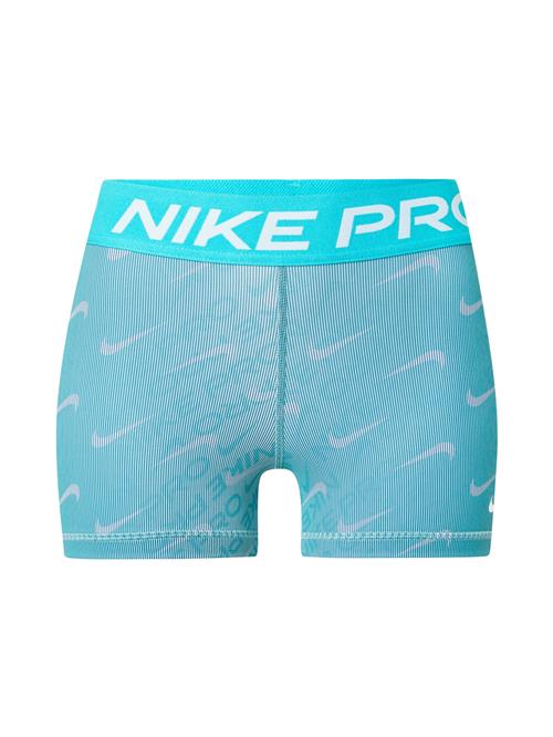 NIKE Sportsbukser  aqua / hvid