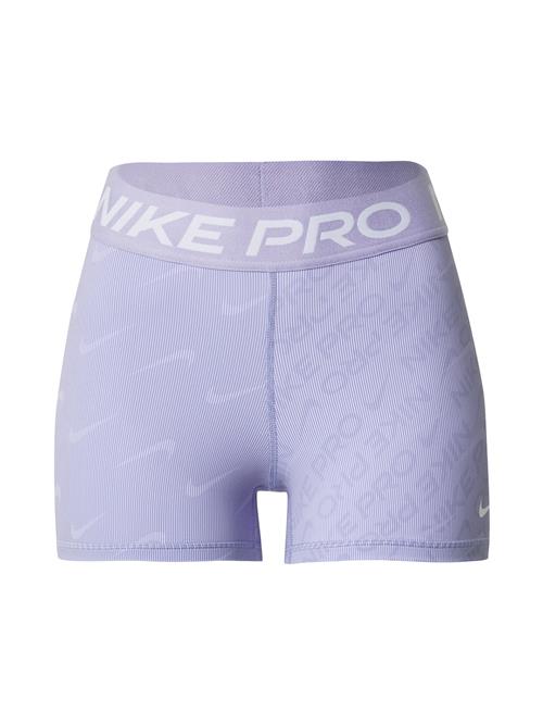 NIKE Sportsbukser  lilla / hvid