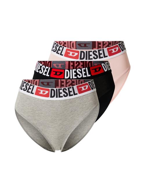 DIESEL Slip  grå-meleret / lyserød / sort / hvid