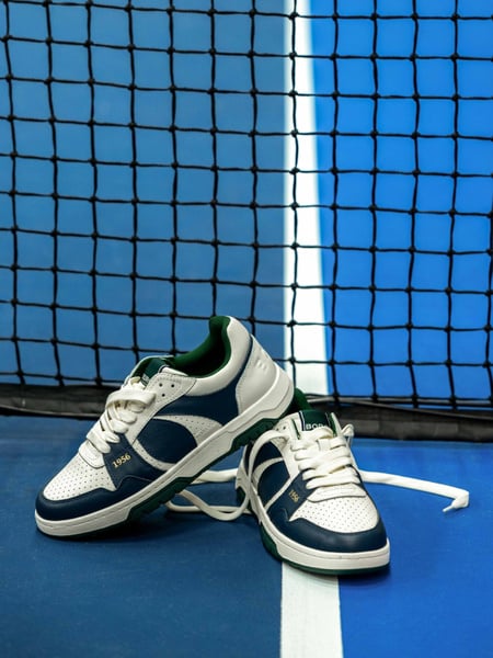 Se Björn Borg Men's Ollie Leather Sneakers Hvid, 42 hos Björn Borg