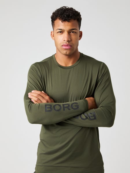 Björn Borg Borg Long Sleeve T-shirt Grøn, M