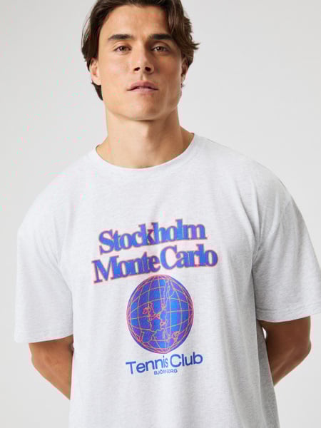 Björn Borg Borg Gym Oversized T-shirt Grå, M