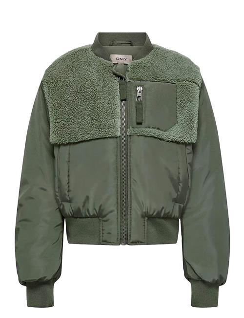 Kogemmy Nylon Fleece Mix Bomber Cp Otw Kids Only Khaki