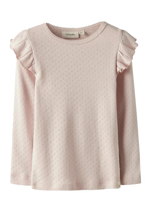 Nmfrachel Nan Ls Slim Top Lil Lil'Atelier Pink