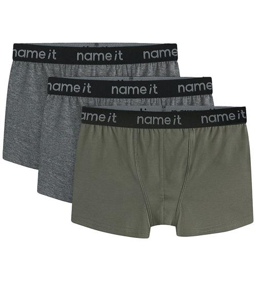 Name it Boxershorts - Noos - NkmBoxer - Tea Leaf/w/ 2 x Dark Gre