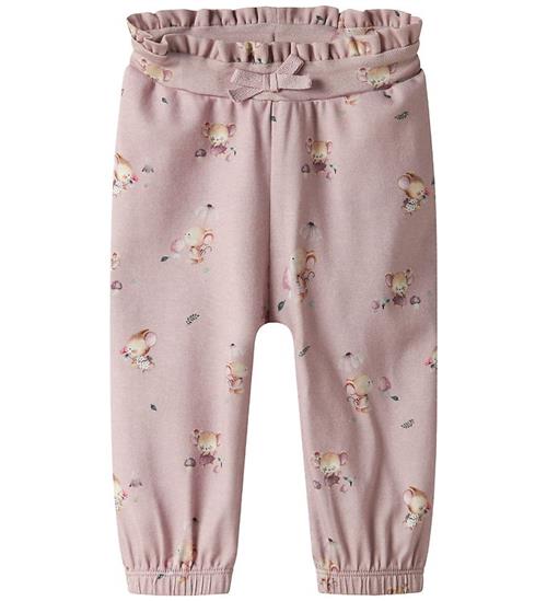 Name it Bukser - NbfLatia - Burnished Lilac m. Print