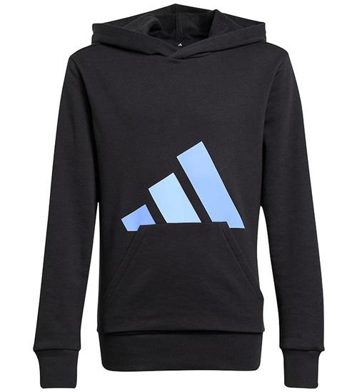 adidas Performance Hættetrøje - J BL FT HD - Black/Blufus