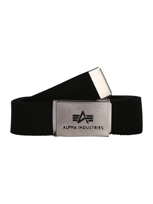 ALPHA INDUSTRIES Bælte  sort
