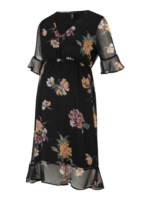 Vero Moda Maternity Kjole 'VMMSmilla'  jade / orange / sort / naturhvid