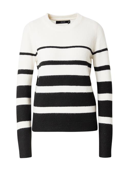 VERO MODA Pullover 'PLAZA'  lysebeige / sort