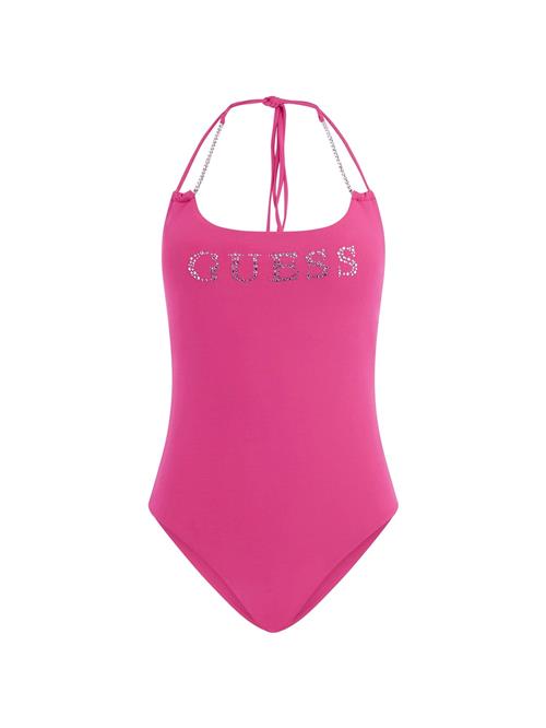 GUESS Badedragt  fuchsia / sølv
