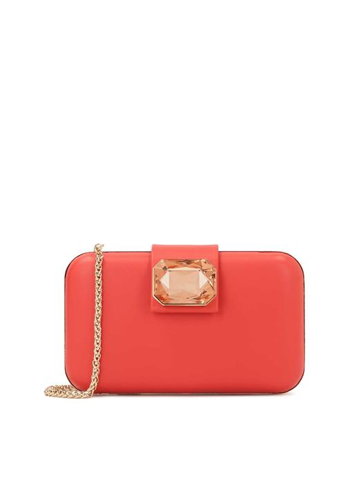 Kazar Clutch  guld / lyseorange / pink