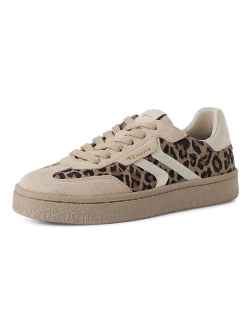 Tamaris Sneaker low  beige / brokade / sort / hvid