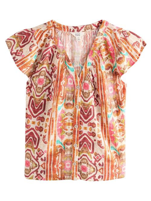 Next Bluse  mint / orangerød / cranberry / lys rød