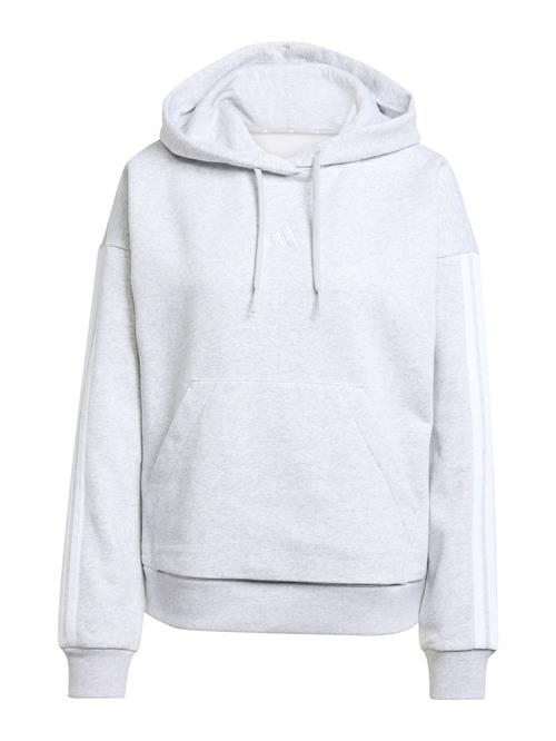 Se ADIDAS SPORTSWEAR Sportsweatshirt  lysegrå / hvid ved About You