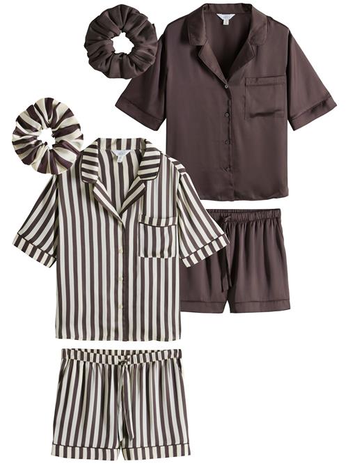 The Set Shorty  choko / hvid