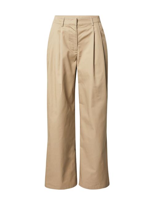 VERO MODA Bukser med lægfolder 'AWSOVINA'  beige