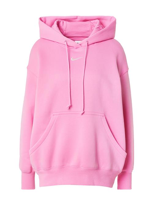 Nike Sportswear Sweatshirt 'Phoenix Fleece'  pitaya / hvid