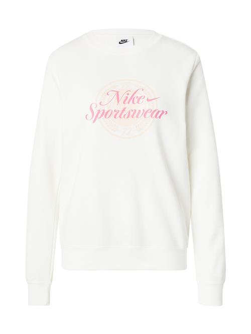 Nike Sportswear Sweatshirt 'CLUB FLC'  creme / pastelpink / lys pink