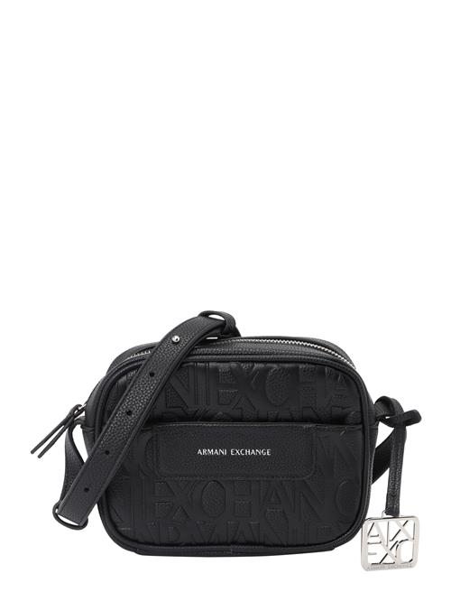 ARMANI EXCHANGE Skuldertaske 'LIZ PEBBLE'  sort