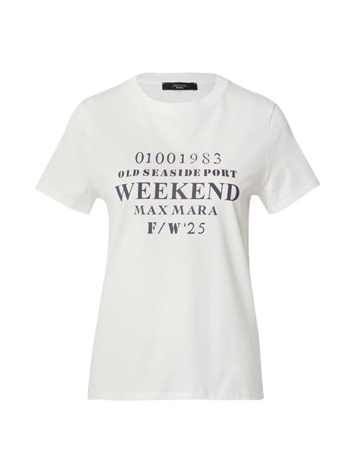 Weekend Max Mara Shirts 'GUGLIA'  brombær / hvid