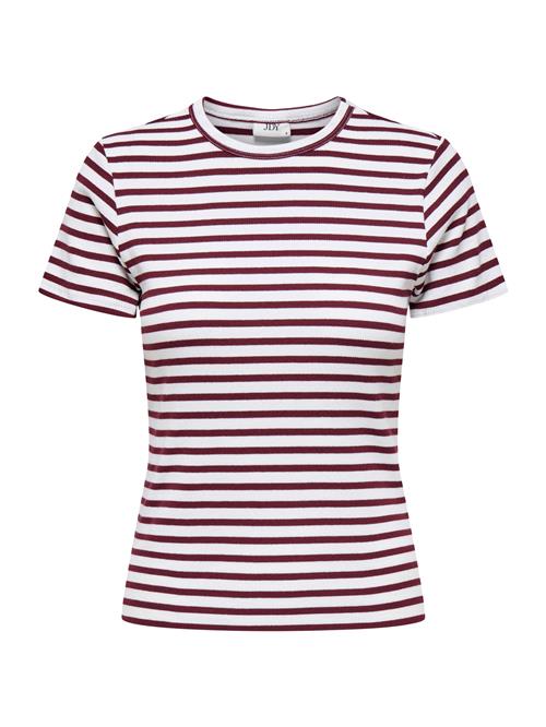 JDY Shirts 'JDYSOLAR'  rubinrød / hvid