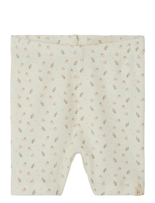 Se Nmfgago Slim Biker Shorts Lil Lil'Atelier Cream ved Booztlet
