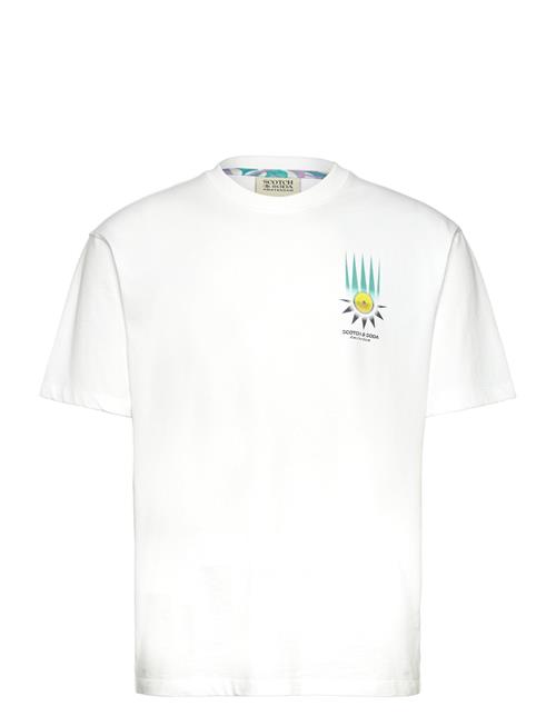 Relaxed-Fit Front And Back Artwork T-Shirt Scotch & Soda White