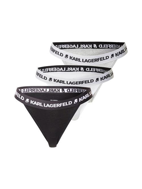 Karl Lagerfeld Slip  sort / hvid