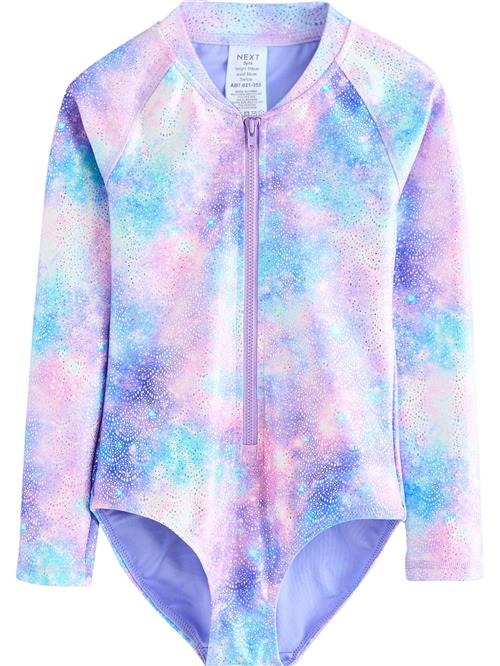 Next Badedragt  azur / lilla / pink / sølv
