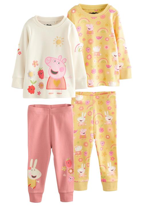 Next Nattøj 'Peppa Pig'  creme / mørkegul / gammelrosa