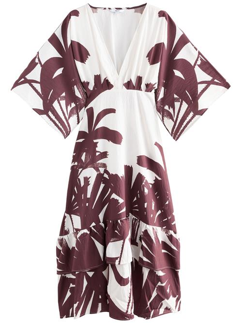 Next Sommerkjole  choko / hvid