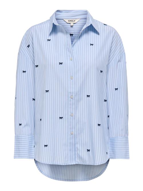 ONLY Bluse 'OREGON'  blå / sort