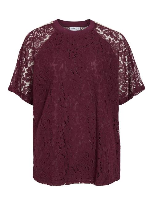 VILA Bluse 'VIOline'  merlot