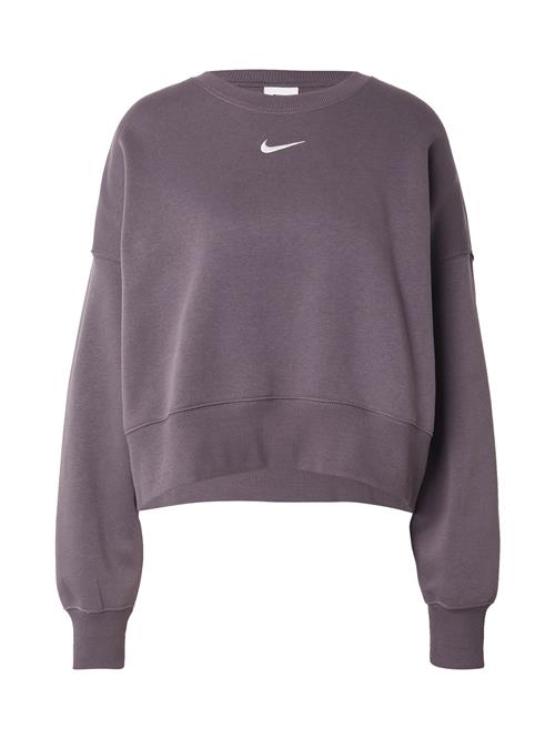 Nike Sportswear Sweatshirt 'PHOENIX FLEECE'  grå / hvid