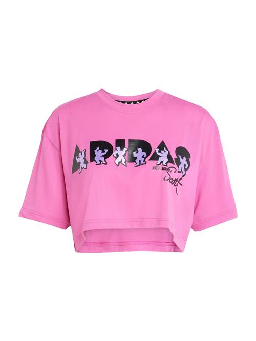 ADIDAS PERFORMANCE Funktionsbluse 'Adidas x Jeremy Scott'  lilla / pink / sort