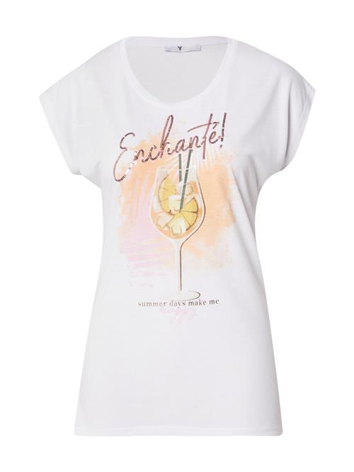Hailys Shirts 'Lu44lu'  abrikos / rosé / hvid