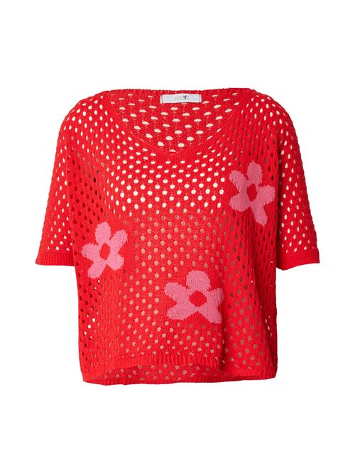 Hailys Pullover 'Ke44ra'  eosin / rød